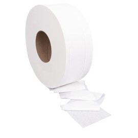Sofidel Right Choice White 2 Ply Jumbo Roll Towel Toilet Tissue, 9 x 1000 Feet - 12 per case.