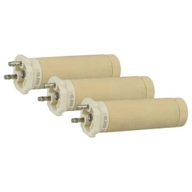 vhbw 3 x Heating Element Compatible with Leister Triac S Hot Air Welding Gun - Ceramic Heating Core, 3.1 x 10.2 cm