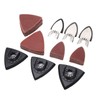 106Pcs Oscillating Tool Sanding Pads Kit for Metal 6Pcs Finger