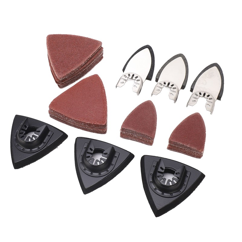 106Pcs Oscillating Tool Sanding Pads Kit for Metal 6Pcs Finger