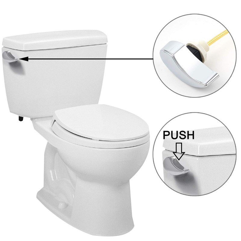 iFealClear Side Mount Toilet Handle Replacement Kit Compatible with TOTO
