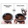 51mm Stainless Steel Coffee Tamper Ergonomic Easy to Clean Heavy