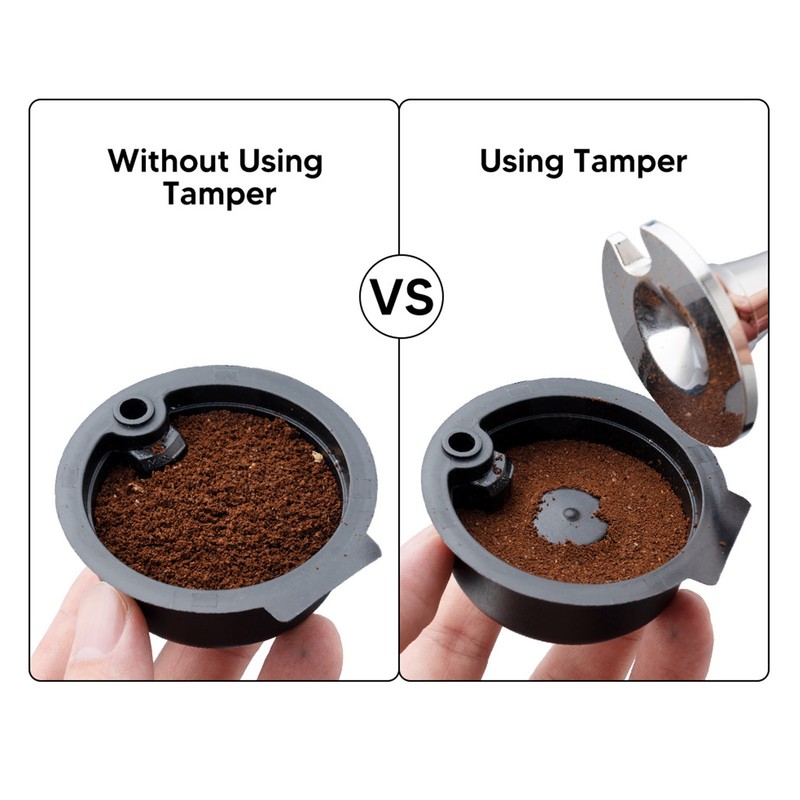 51mm Stainless Steel Coffee Tamper Ergonomic Easy to Clean Heavy