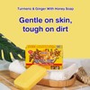 ASANTEE Tumeric & Ginger With Honey Cleansing Soap (Pack of