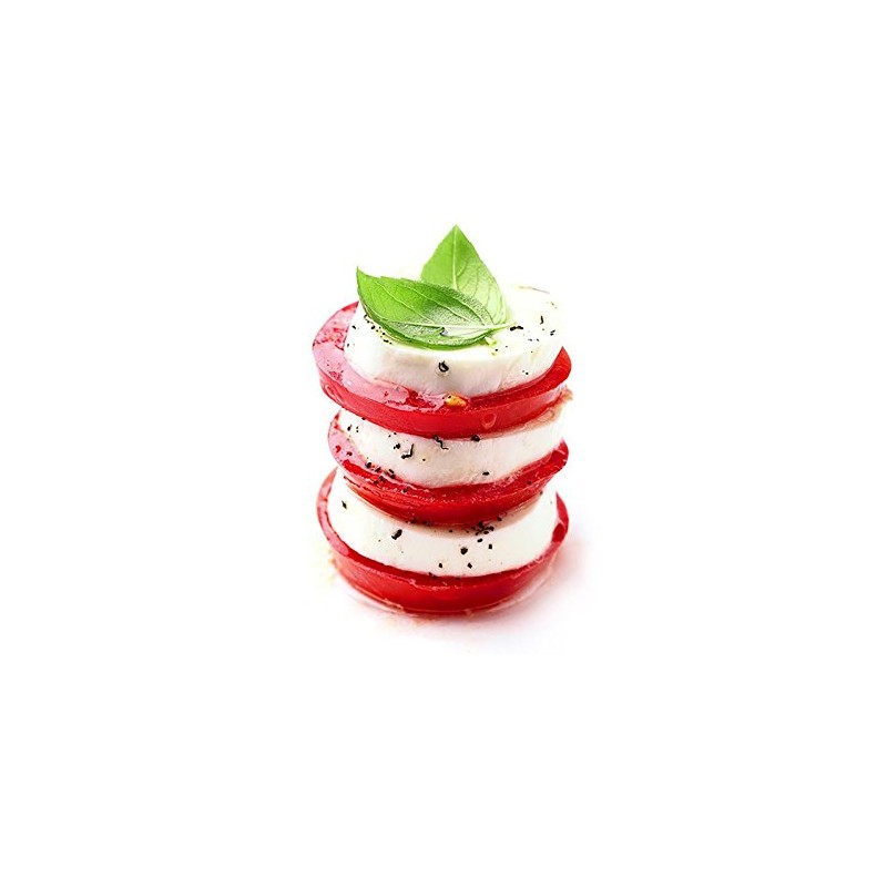 Weis Tomato/Mozzarella Slicer in White/Green, Stainless Steel 19 x 6.5