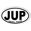 JUP Jupiter, Florida Euro Oval Sticker