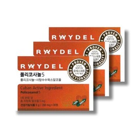 Reydel Policosanol 5 200mg 30 tablets 3 boxes wb / 레이델 폴리코사놀5 200mg 30정 3박스 wb
