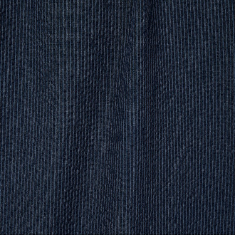 JAJU [JAJU] Men's Cotton Seersucker 5-Length Lounge Pants_Dark Navy