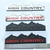 Yoaoo 1x Chrome High Country Emblem Badges Door Tailgate 3D