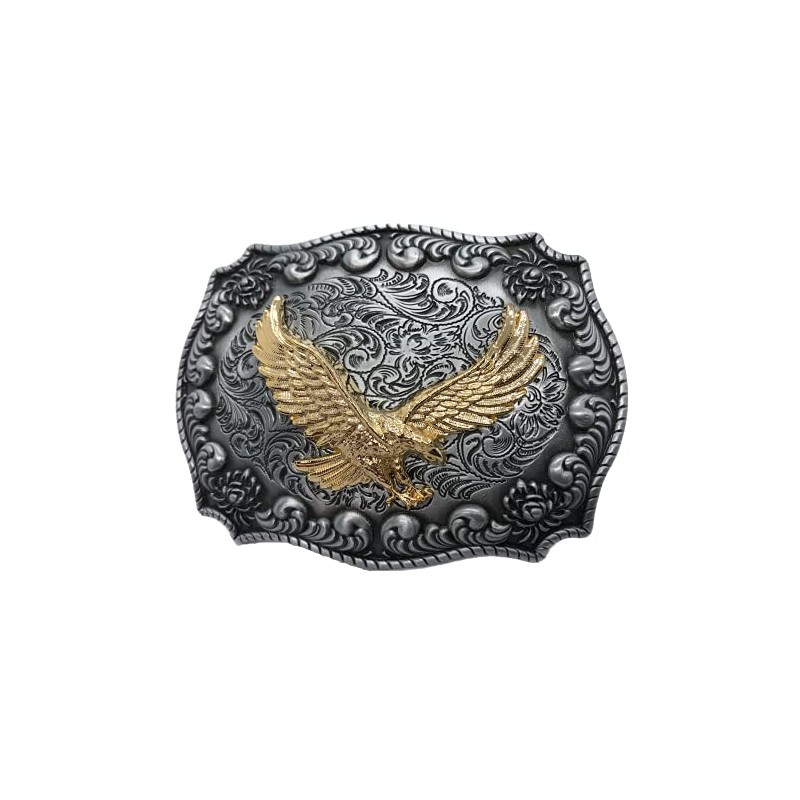Golden Eagle Western Belt Buckle