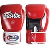 Fairtex Muay Thai Style Training Sparring Gloves, 16 oz, Red