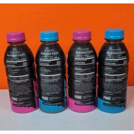Prime Set 4 Limited Edition PRIME X Hydration Drink PINK AND BLUE Holograph Complete