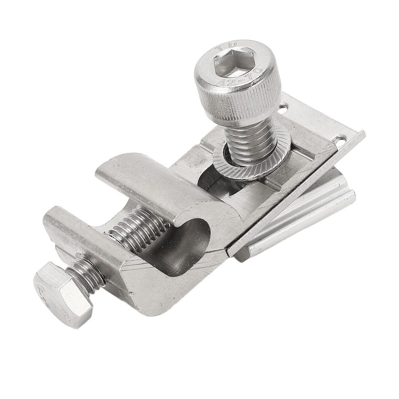 5Pcs Solar Panel Grounding Lugs PV Mounting System Metal Clips