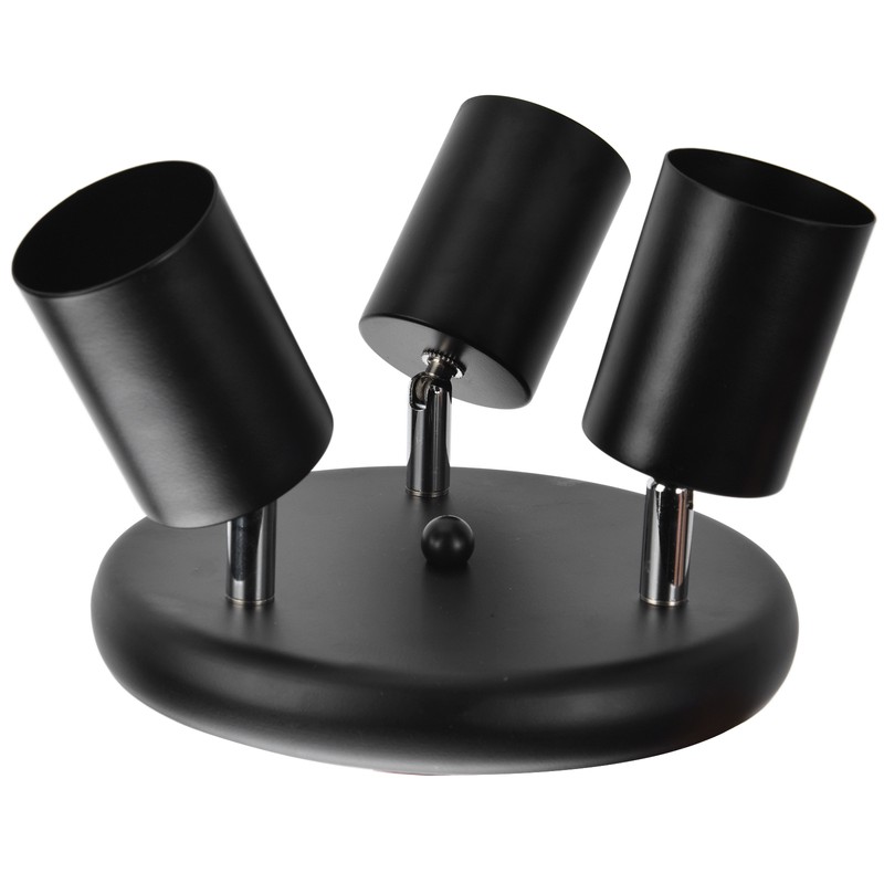 GU10 Ceiling Spotlight Holder 3 Head Rotating Lamp Base Fixture