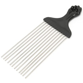 Metal Hair Picks, Wide Toothpicks, Women Men Hair Pimples for Curly Hair Lifting, Comb Tool for Detangling Wig Braids, Hair Styling