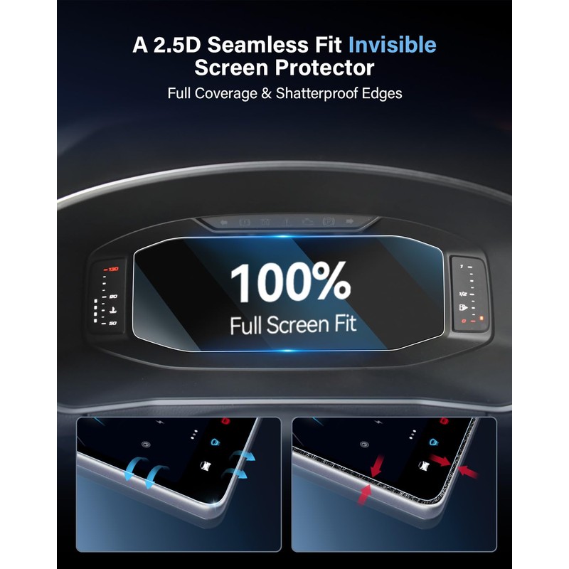 WEIPIN Digital Cockpit Screen Protector Compatible with Sea-t Ta-rraco Ate-ca
