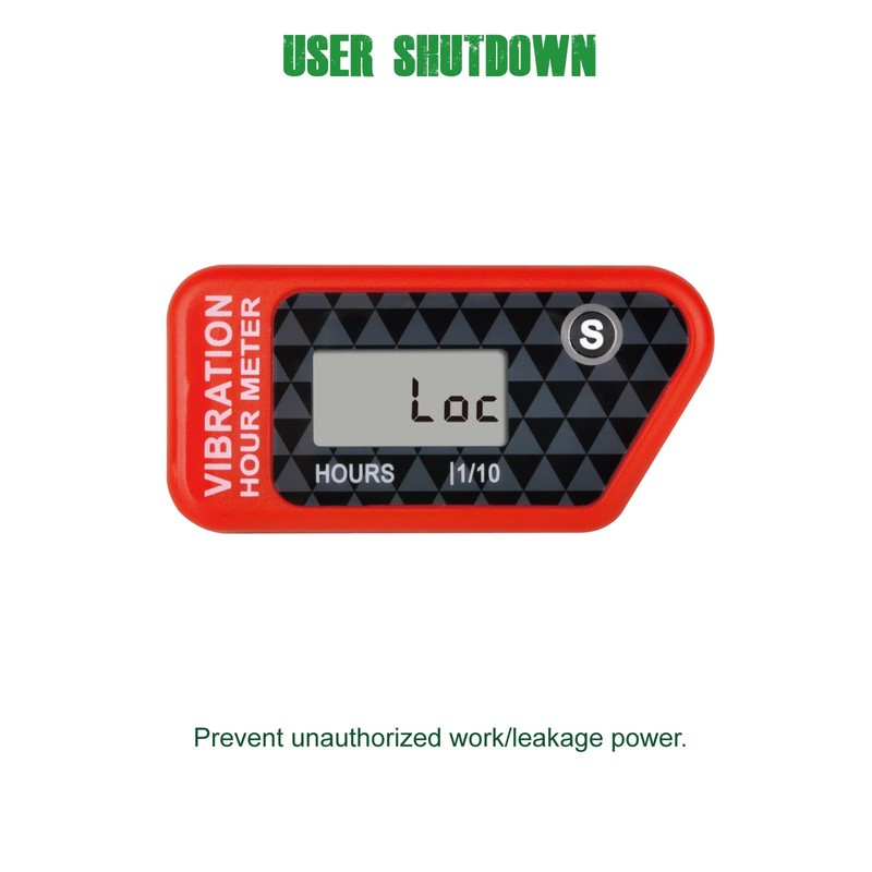 Yooreal Vibration Hour Meter,Maintenance Hours for Gas Diesel Engine Powered