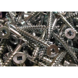 Square Drive Screws 1-1/4" x No. 8 Countersunk BZP (200 Pack)