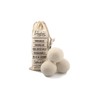 Suztain Reusable 100% Natural New Zealand Wool Dryer Balls -