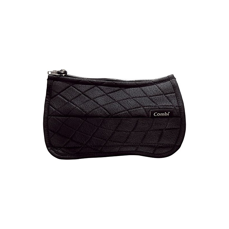 Combi Geku Kiseku Kiseku GRIP Cover, Quilted Black, Machine Washable