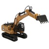 Backhoe Loader Heavy Duty Wheeled Excavator Durable 1: 60 Scale