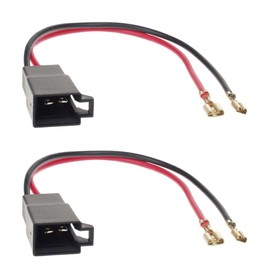 JUST SOUND best choice for caraudio Speaker Adaptor to DIN Compatible with Opel Renault Seat VW Volvo Set of 2