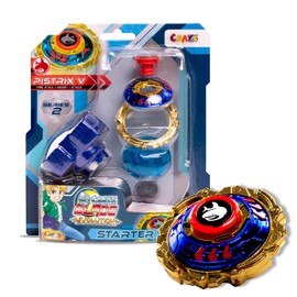 CRAZE Blade Starter Set Serie 2 Pistrix Trottola da battaglia, con lanciatore, per bambini, multicolore