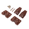 10 Pack Drawer Track Guide and Glides Dresser Center Mount