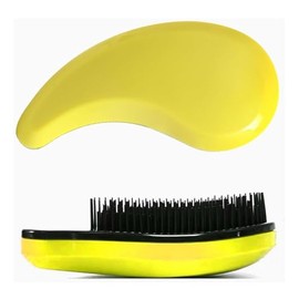 MAEELOU Puppy Brush for Small Dogs - Soft Dog Brush - Perfect Yorkie, Shih Tzu, Maltipoo & Maltese Grooming - Gentle Dog Hair Remover Brush for Easy Pet Hair Removal & Grooming at Home - (Yellow)
