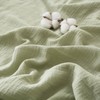 DXHOME Muslin Bed Linen 135 x 200 cm Green Plain