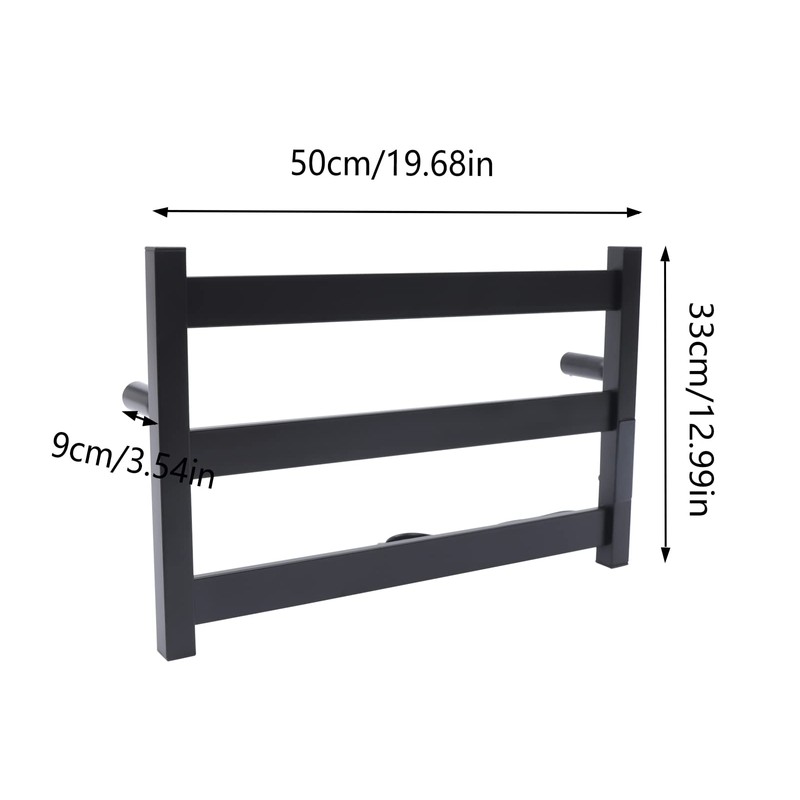 CUBELLIN 3-Layer Towel Warmer 200w Electric Towel Warmer Wall-Mounted Heated