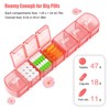 Extra Large Pill Organizer 2 Pack, XL Pill Box 7