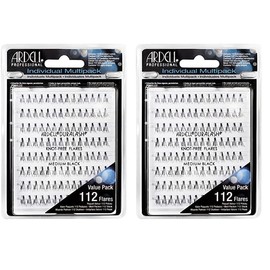 Ardell False Eyelashes Multipack Knot-Free Individuals Medium Black, 2-Pack