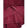 Verdusa Women's Boho Asymmetrical Ruffle Skirt Flowy High Waist Midi