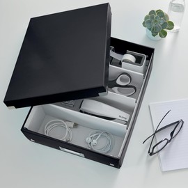 Leitz Organiser Box, Click and Store Range 60580095 - Medium, Black