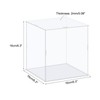 sourcing map Display Case Acrylic Box Transparent Dustproof Protection for