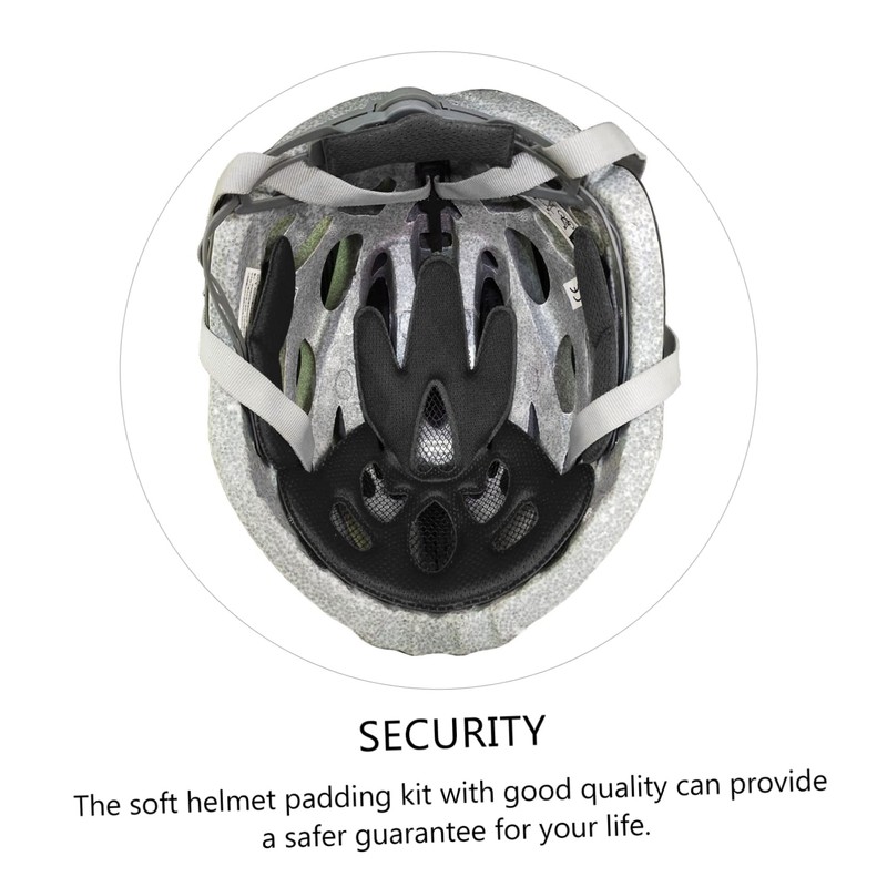 Kisangel 69 Pcs Helmet Sponge Pads Anti-Collision Kit Helmet Padding
