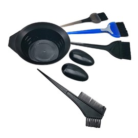 TOVINANNA Diy Hair Coloring Kit 7pcs Hair Dyeing Tool Set Bowl Brush Comb Earmuffs for Home Use Professional Salons