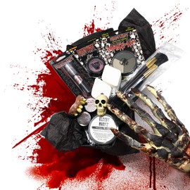 Bloody Mary DELUXE Zombie Makeup In A Coffin Kit