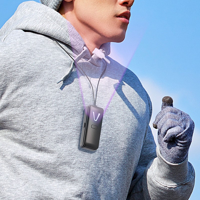 Personal Rechargeable Portable Air Purifier Negative Ion Generator with Hanging