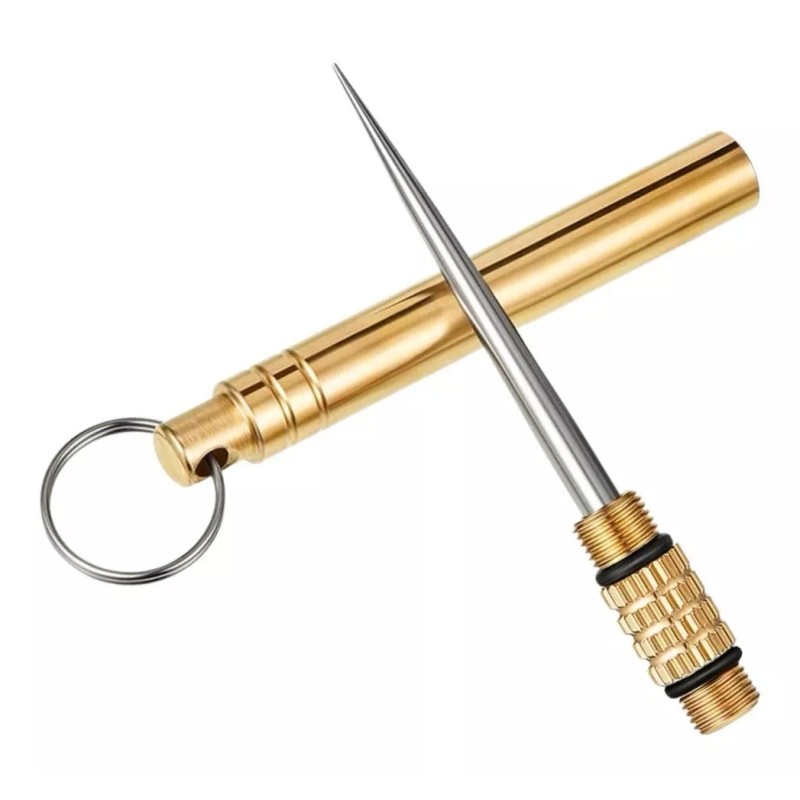 Veraly Palillo Dientes Acero Inox Bolsillo Limpieza Dental Bucal 1p