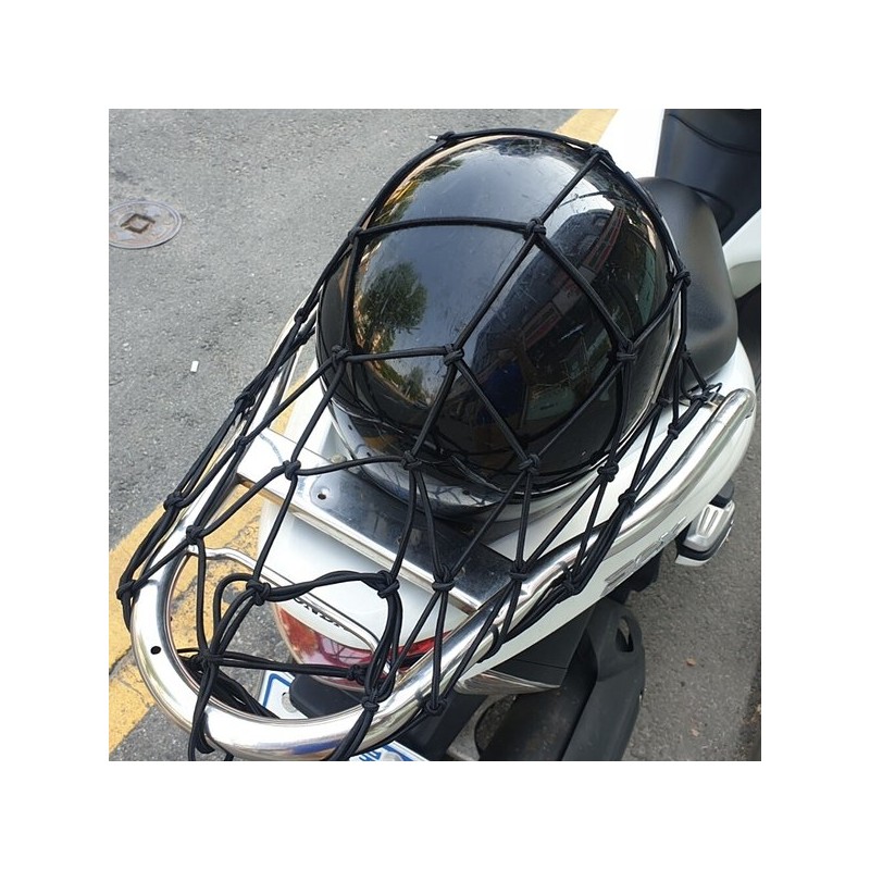 짐고정 오토바이 그물망 50x50 블랙 Motorcycle Cargo Net 50x50 Black