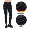 Women's Thermal Fleece Cycling Pants Padded Cold Weather Compression Bike