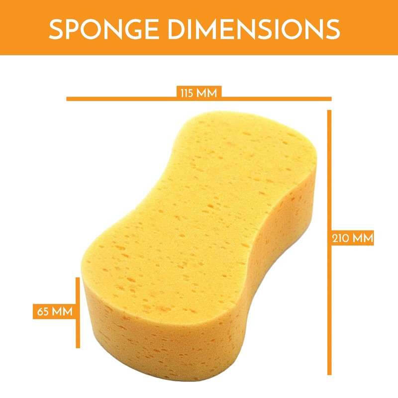Xtremeauto JUMBO Sponges For Car Cleaning, Washing & Windows -