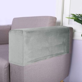 Garneck 2Pcs Armrest Covers Anti-Slip Sofa Arm Cover Slipcover Universal Furniture Protector Armchair Slipcovers(Grey)
