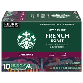 Starbucks, French Roast K cup 10 Count