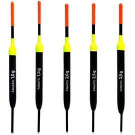 FANATIK Float UNIVERSAL Fishing Floats Sliding Floats Fishing Bobbers Slip 1g (0.03oz), 1.5g(0.05oz), 2g (0.07oz), 2.5g (0.09oz), 3.0g (0.10oz)
