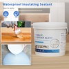 Xmntdo Transparent Waterproof Coating 175 Oz (5 KG), Invisible Waterproof