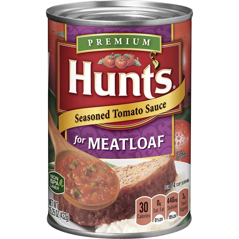 Hunt's Seasoned Tomato Sauce for Meatloaf 3 Cans 15.25 oz