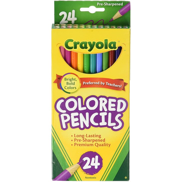 Crayola Colored Pencil 24 Count Each  (Pack of 2)